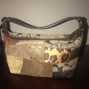Coach logo mini hobo
